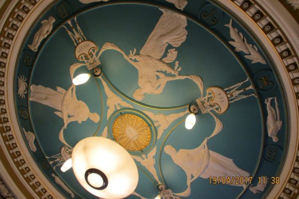 Ceiling of Council Chamber Manchester by Thomas Mewburn Crook